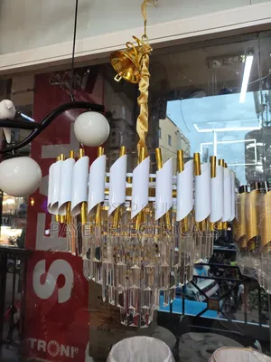 White and Golden Chandelier