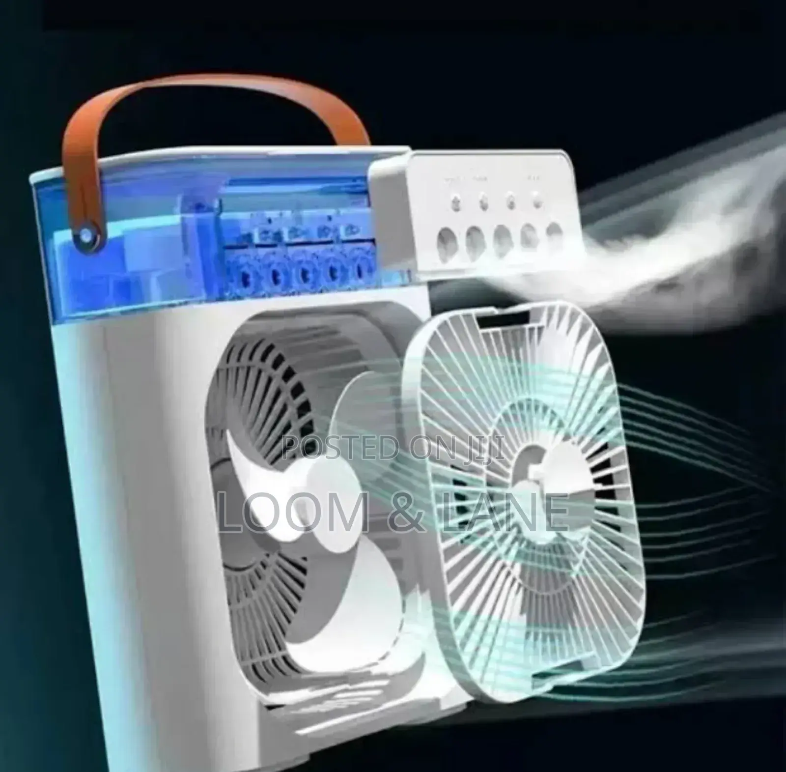 Led Night Light Portable Usb Charging Fan