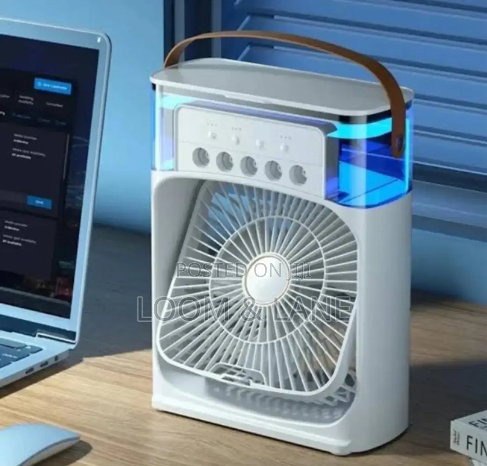 Led Night Light Portable Usb Charging Fan