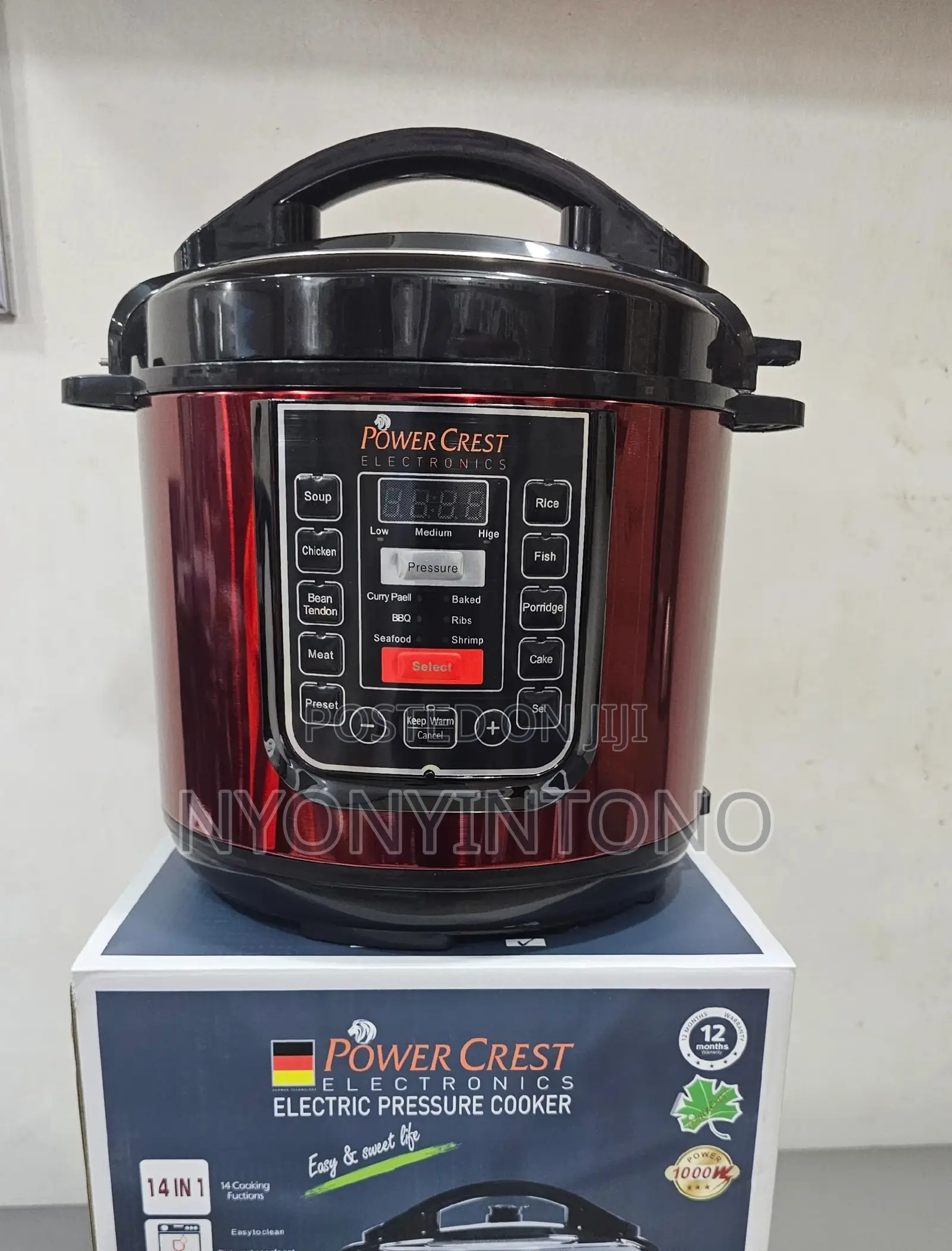 Power Crest 7 Liters Electric Pressure Cooker 14 Functions