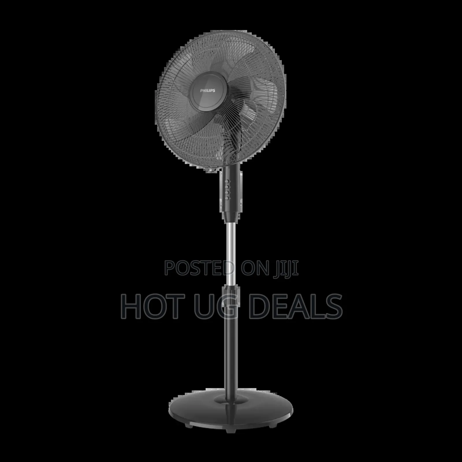 Philips Electric Stand Fan- Black