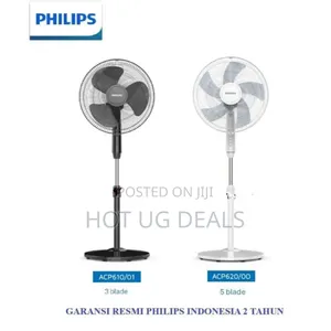 Philips Electric Stand Fan- Black