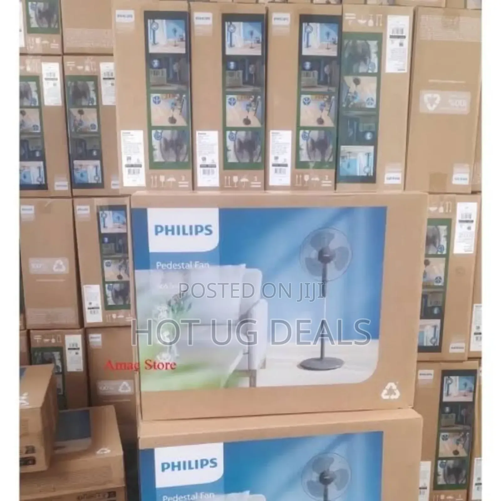 Philips Electric Stand Fan- Black