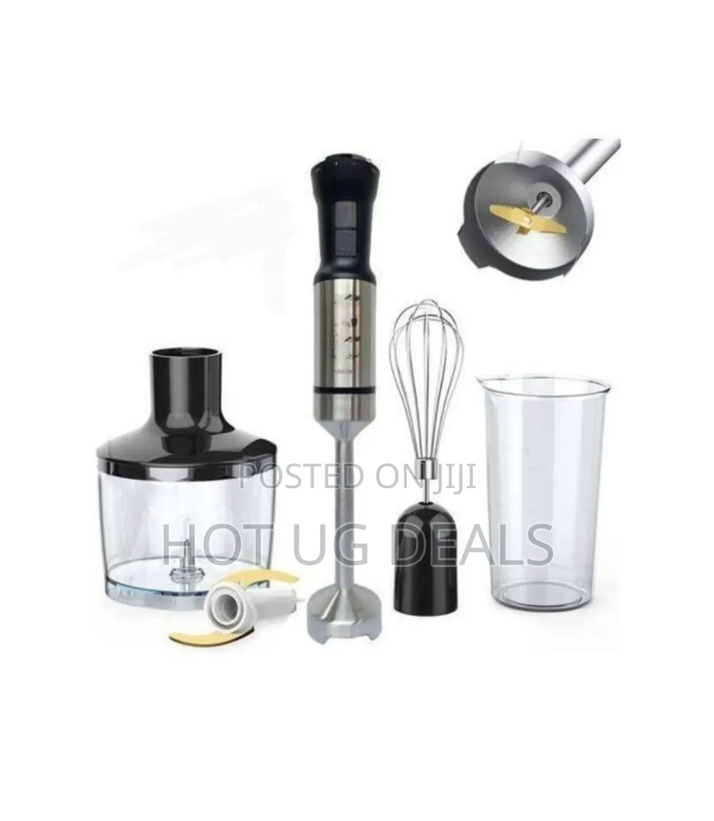 Hoffmans 5 In 1 Powerful Hand Blender - Multicolor