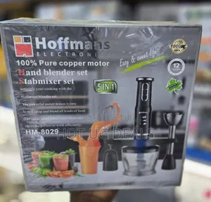 Hoffmans 5 In 1 Powerful Hand Blender - Multicolor