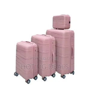 Vintage Soft  Waterproof Rubber Suitcase Set 4 Pieces