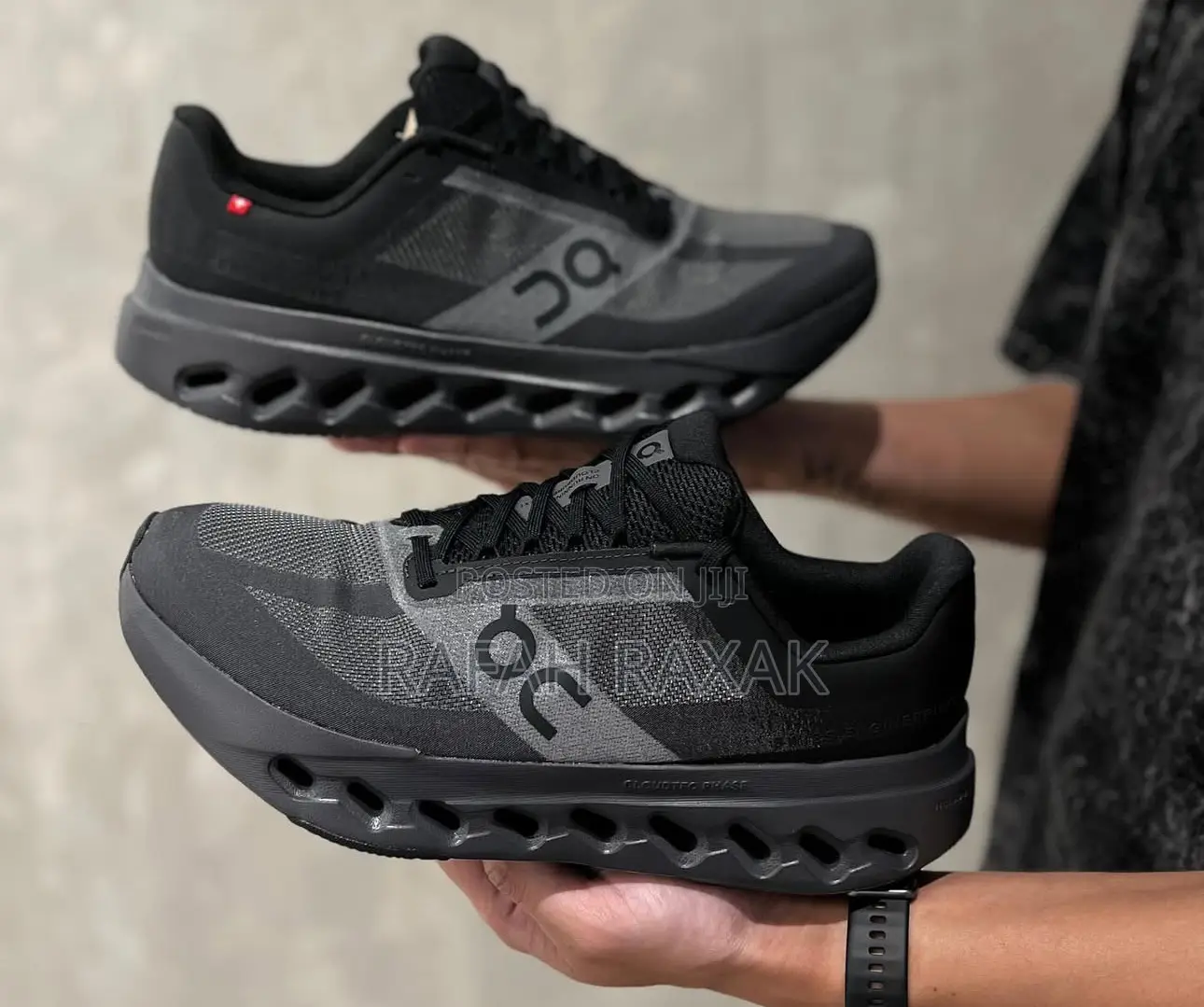 Original Men’S Black On Cloudsurfer Next Running Sneakers