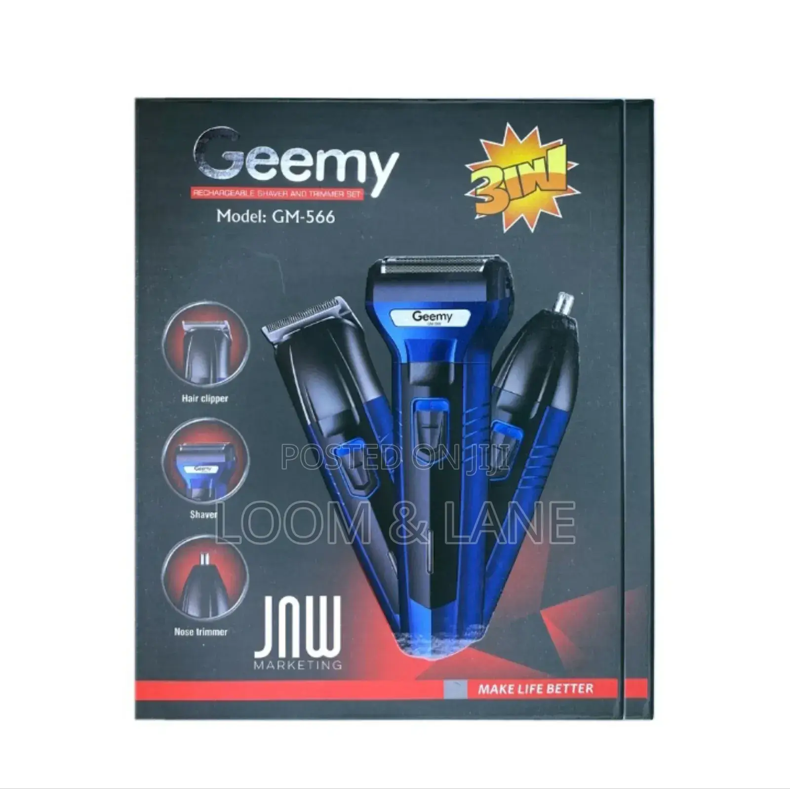 New Gm566 Rechargeable Professional Hair Clipper