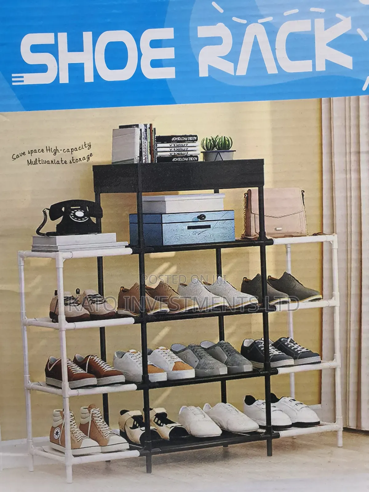 Wide 5th Shoe Rack