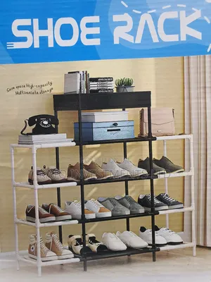 Wide 5th Shoe Rack