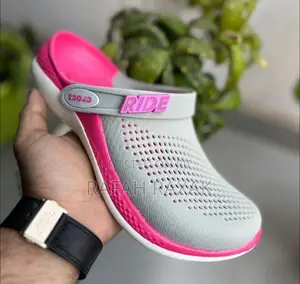 Women’S Grey/Pink Crocs Literide 360 Clogs