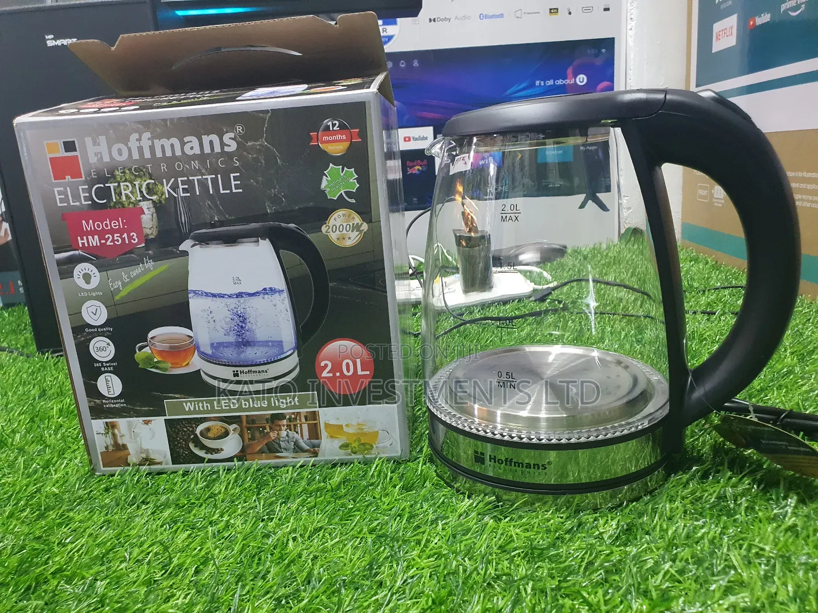 Hoffmans 2.0litrs Electric Kettle Paco