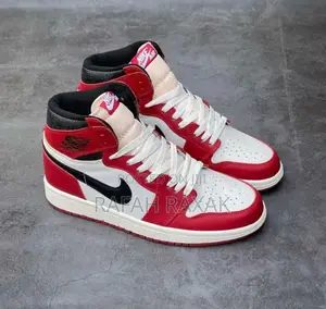 Original Red/White Air Jordan 1 High Og Sneakers