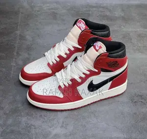 Original Red/White Air Jordan 1 High Og Sneakers