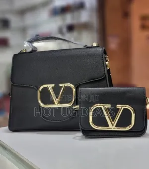 2pc Ladies Classic Handbag  - Multicolor