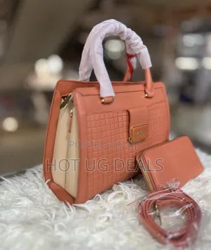 2pc Ladies Classic Handbag  - Multicolor
