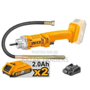 Ingco 20v Lithium-Ion Cordless Concrete Vibrator 35 Mm