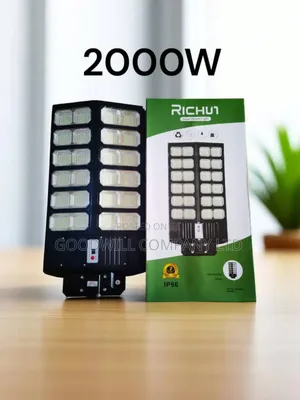 2000w Richui Class 1 Solar Street Light With Lithium Battery