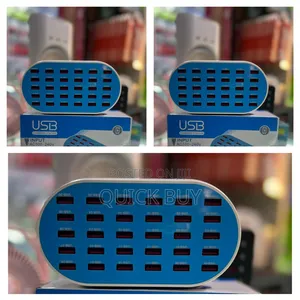 New Usb Charging Station 30 Ports-Blue