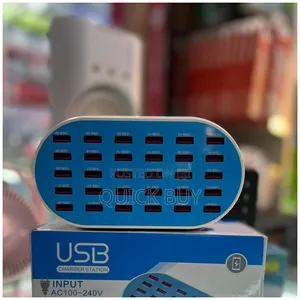 New Usb Charging Station 30 Ports-Blue