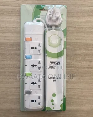 G T 3m Extension Cable- 4 Sockets