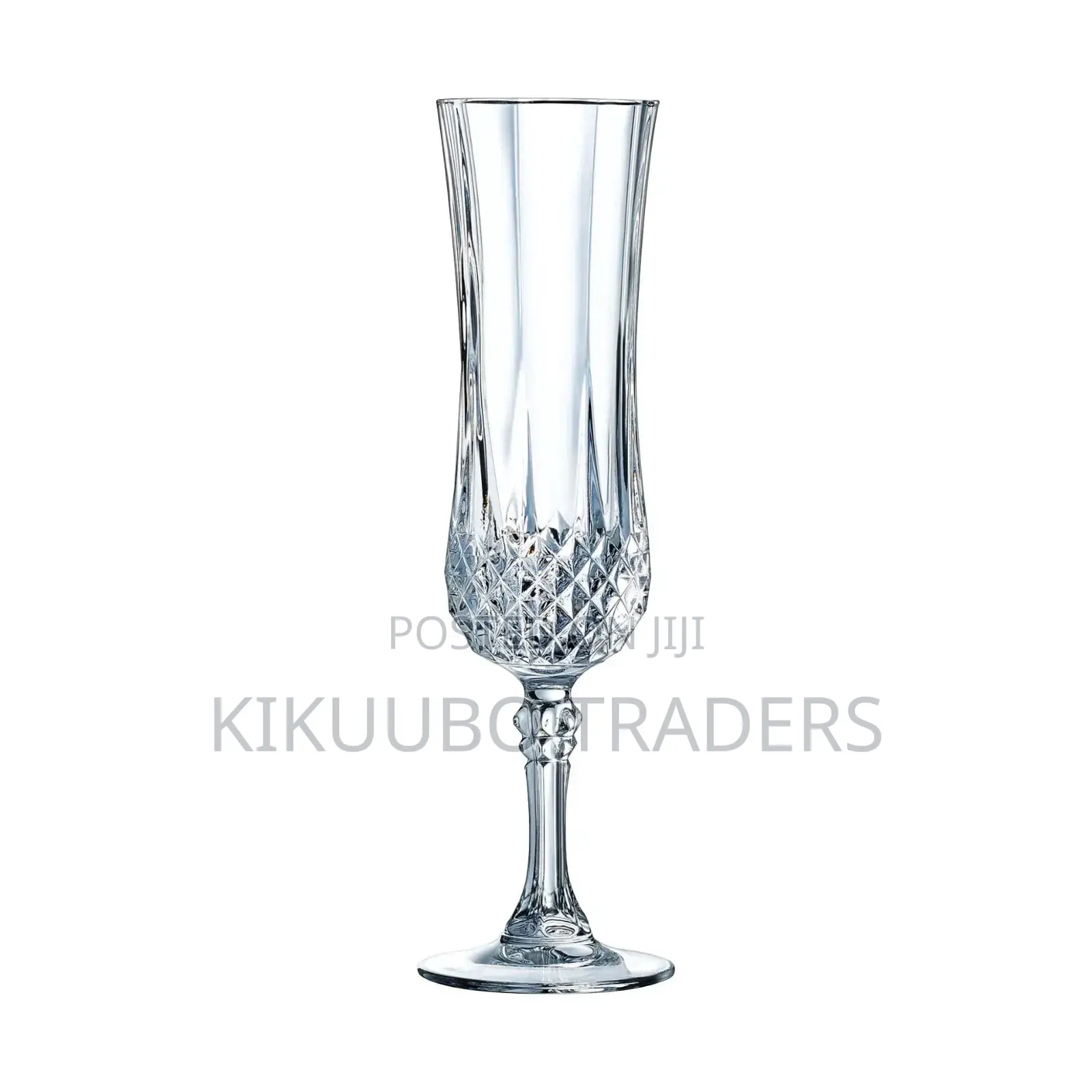 6pcs Diamond Champagne Flute Glasses