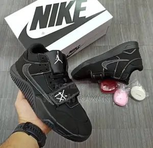 Men’S Black Air Jordan Jumpman Jack X Travis Scott Sneakers