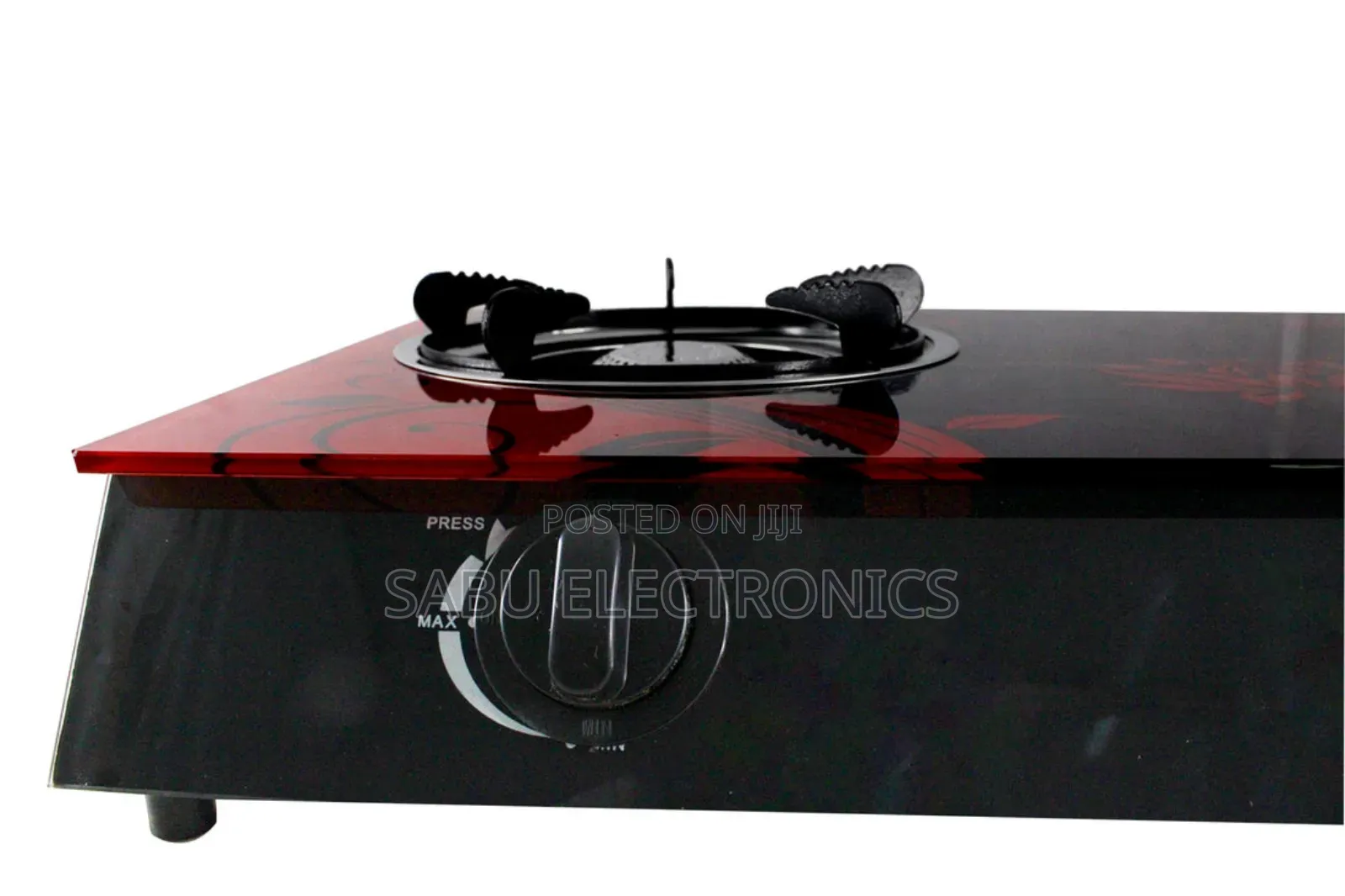 Gas Hot Plate 2 Burner Tempered Glass Automatic Ignition