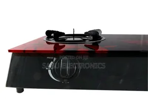 Gas Hot Plate 2 Burner Tempered Glass Automatic Ignition