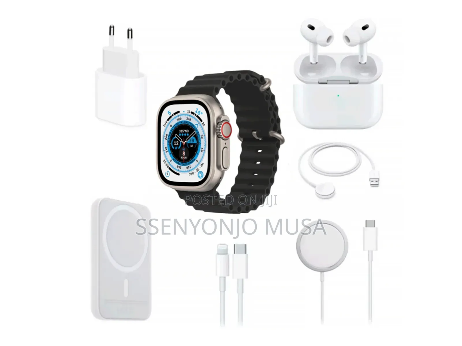 X8 8-in-1 Smartwatch Bundle - Ultimate Smartwatch Experience