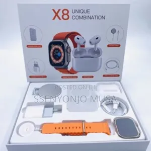 X8 8-in-1 Smartwatch Bundle - Ultimate Smartwatch Experience