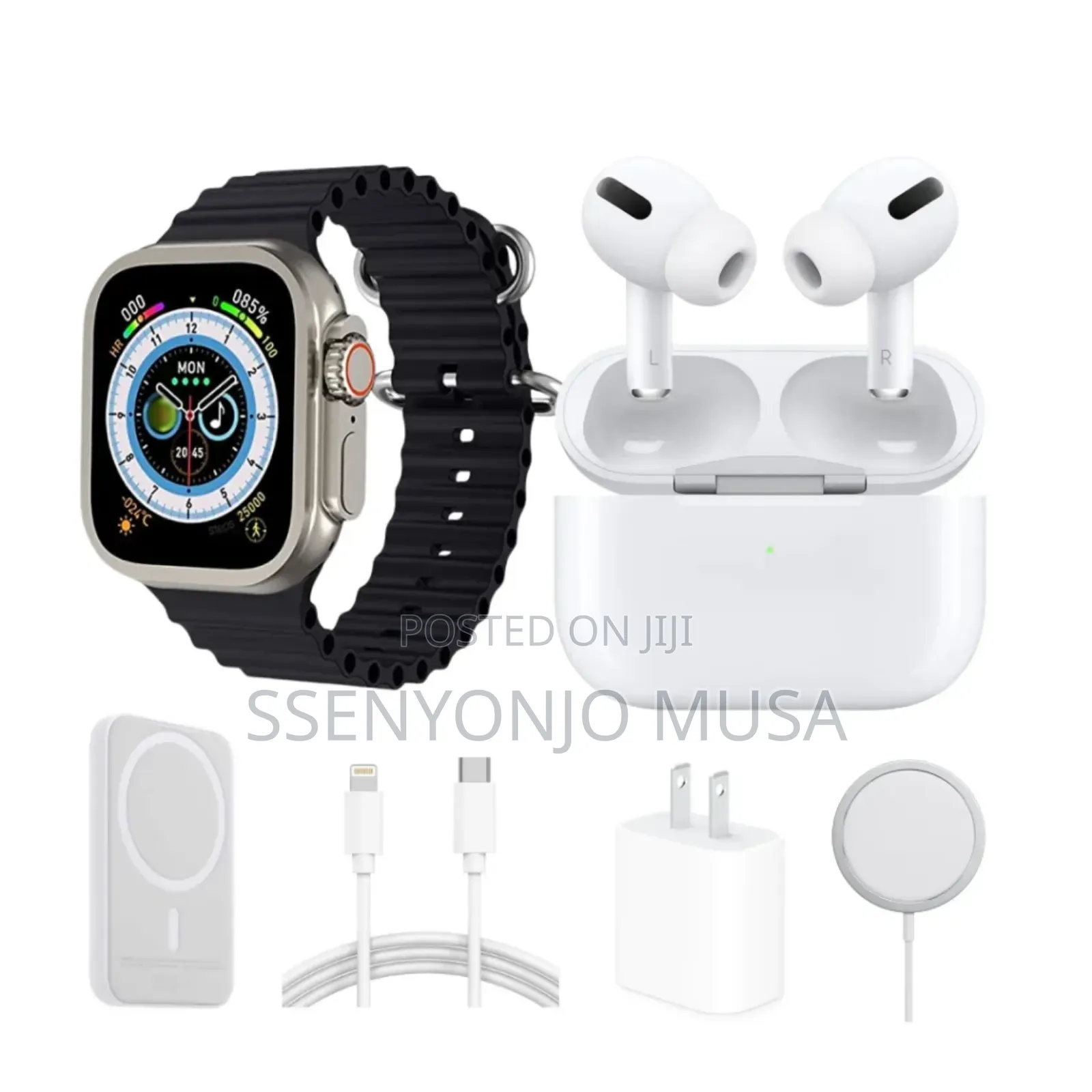 X8 8-in-1 Smartwatch Bundle - Ultimate Smartwatch Experience