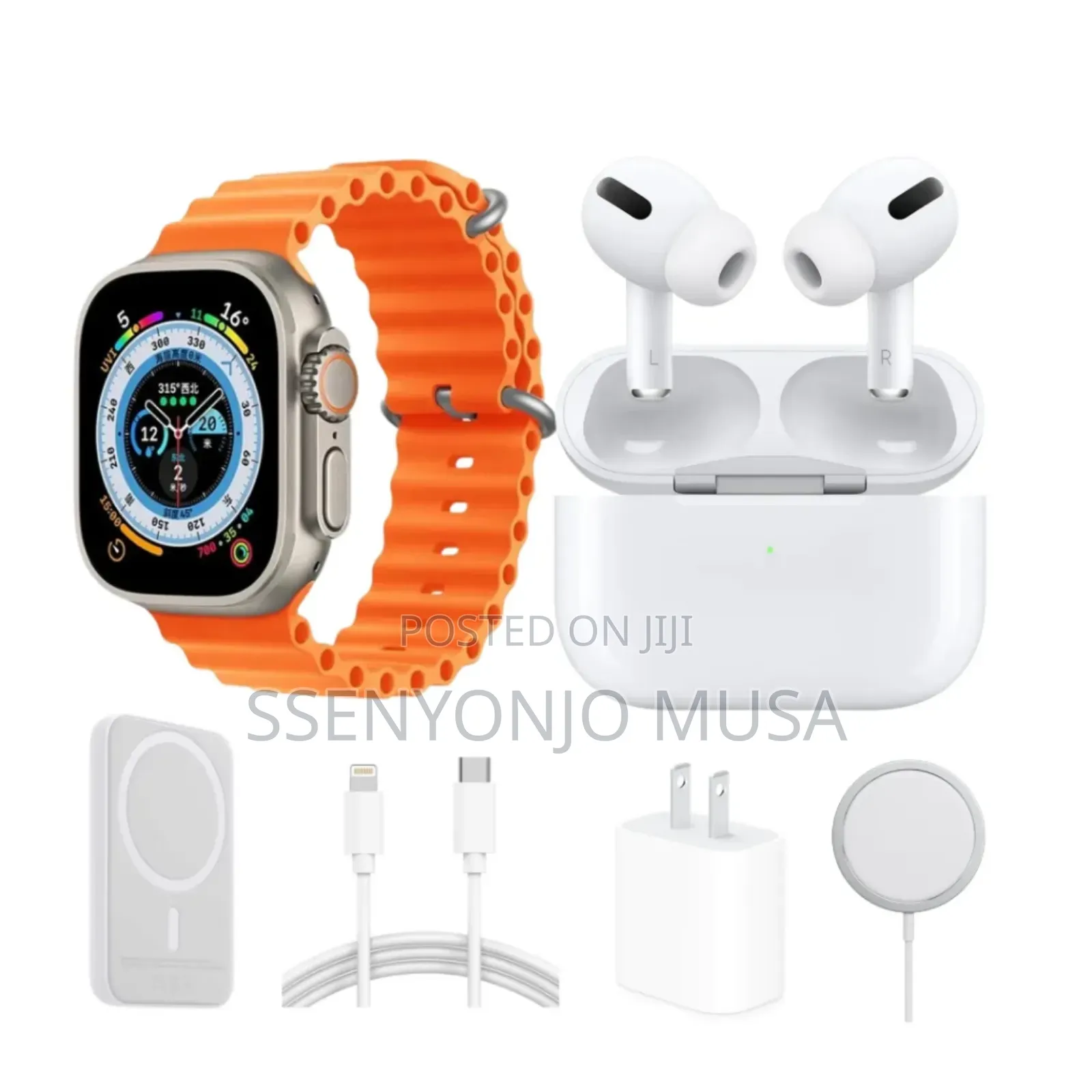 X8 8-in-1 Smartwatch Bundle - Ultimate Smartwatch Experience