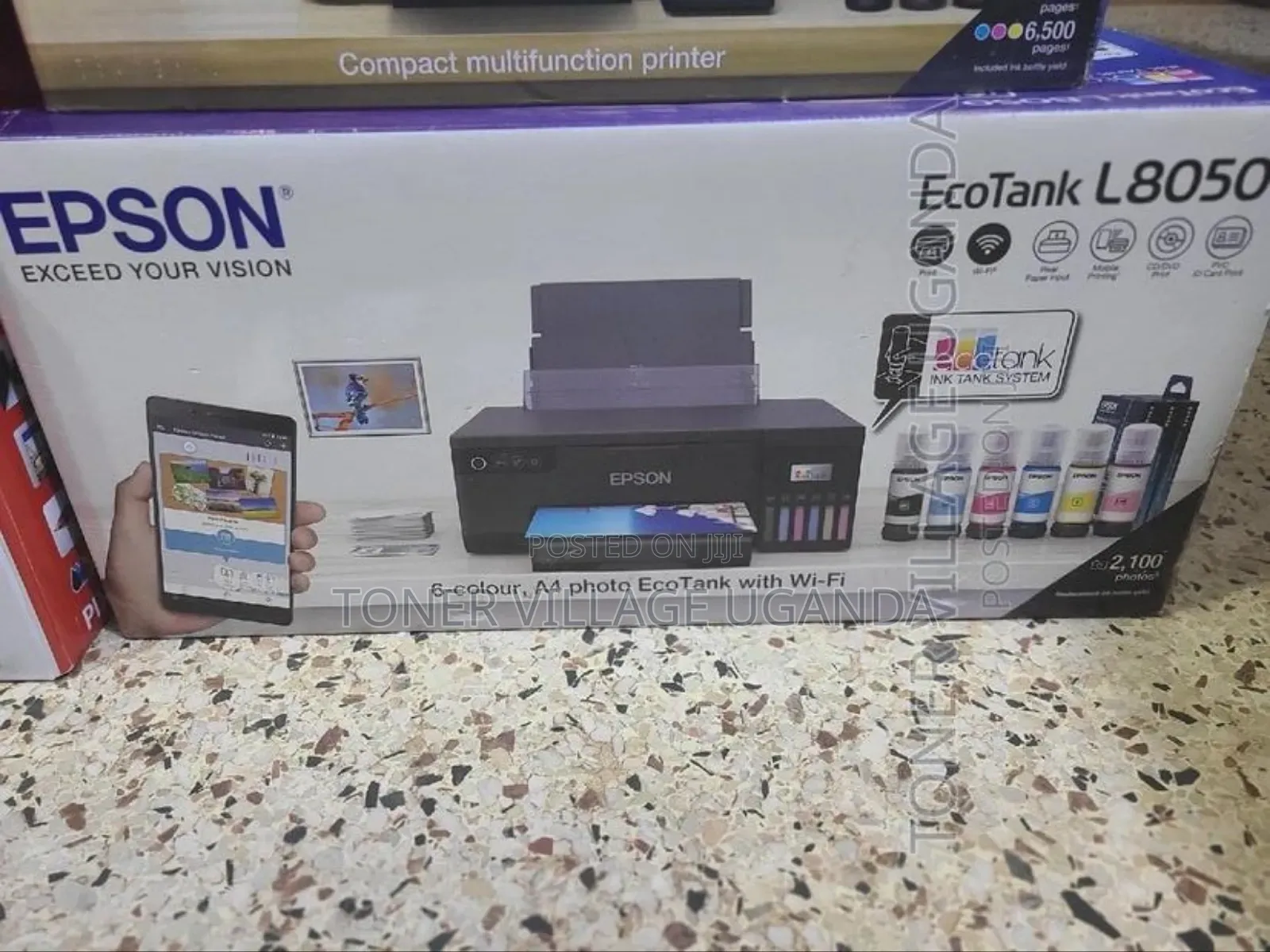 Epson L8050 Ecotank 6-colour A4 Photo Printer,Wifi Connected