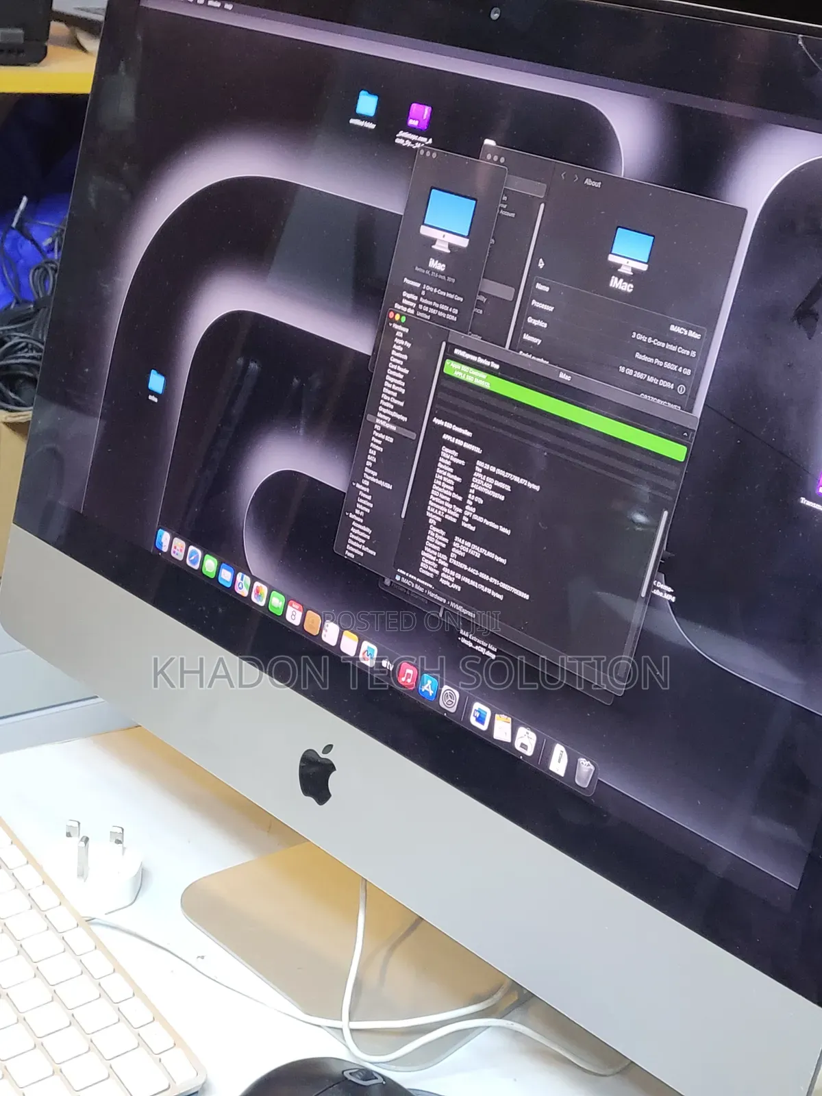 Desktop Computer Apple iMac 8GB Intel Core i5 HDD+SSD 500GB