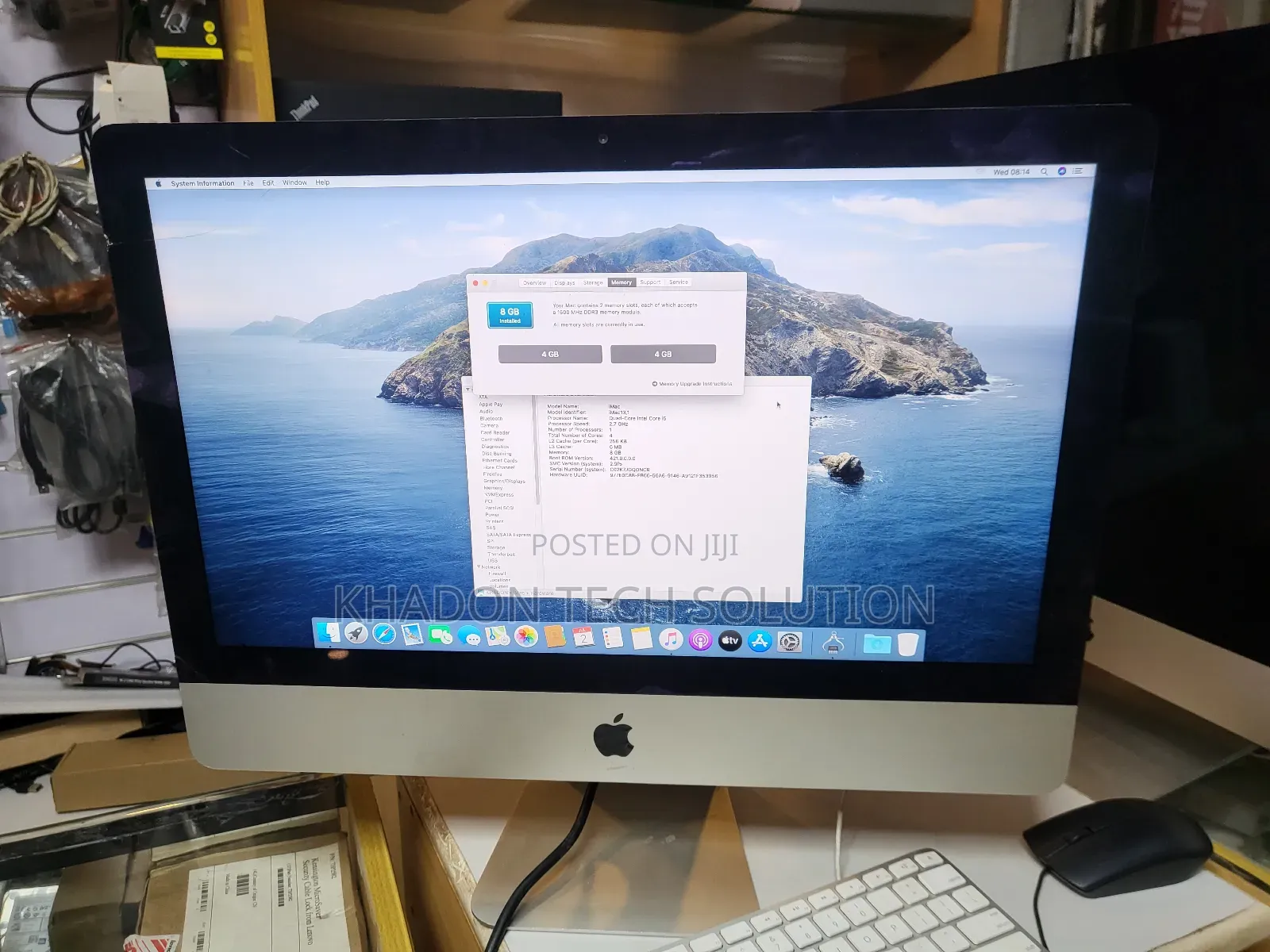 Desktop Computer Apple iMac 8GB Intel Core i5 HDD+SSD 500GB
