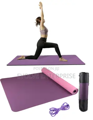 Extra Thick Yoga Mat 1/3'' Non Slip for Dynamic Yoga