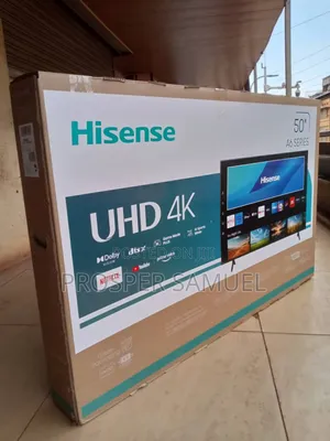 Hisense 50 Inches Smart Uhd4k Flat Screen With Inbuilt Free