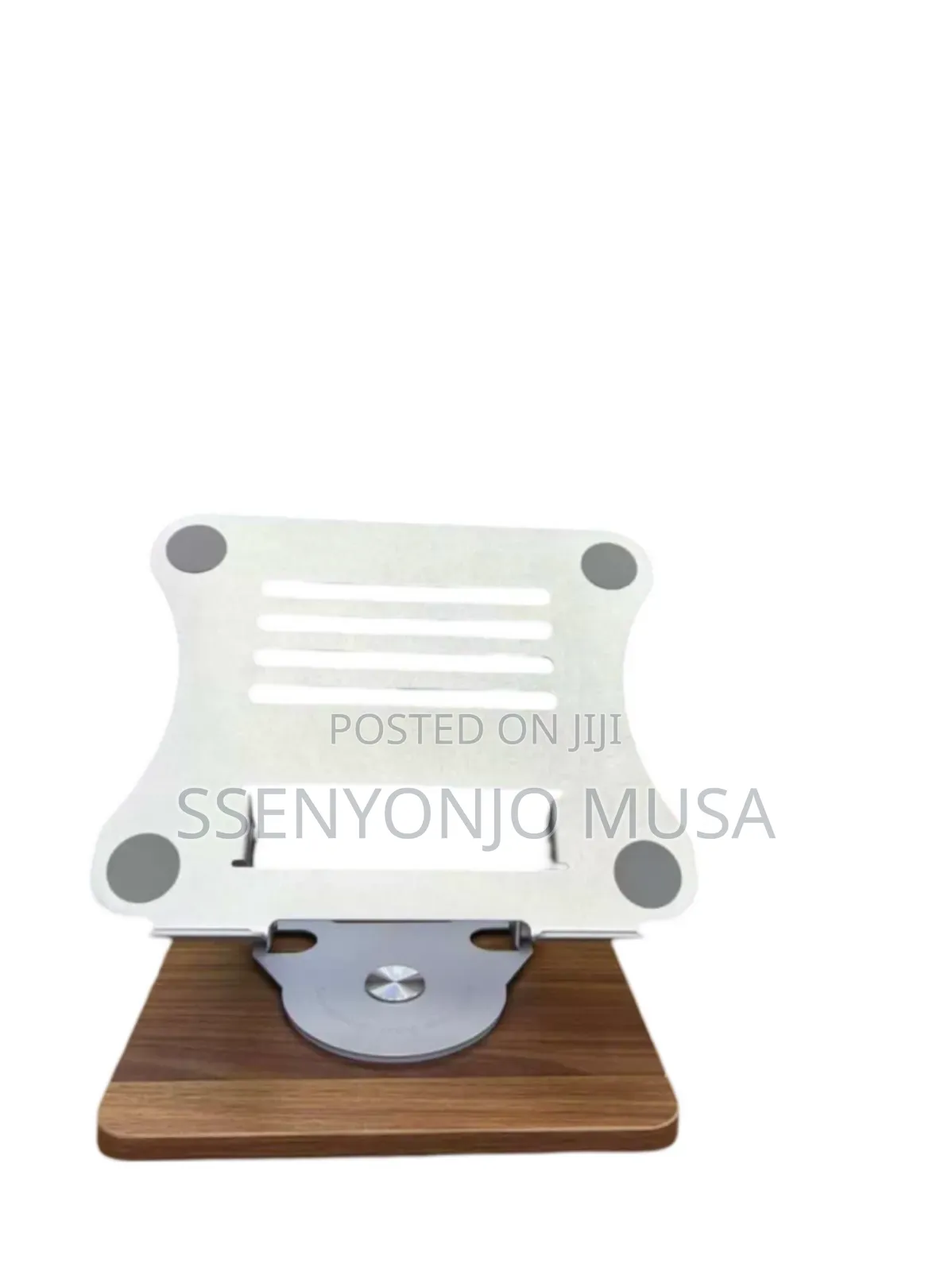 Adjustable Metal Laptop Stand With 360° Rotating Base