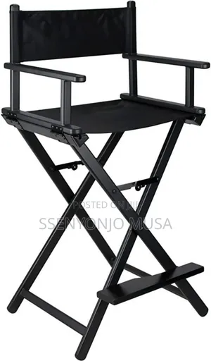 Portable Aluminum Folding Make-Up Chair - Compact Beauty