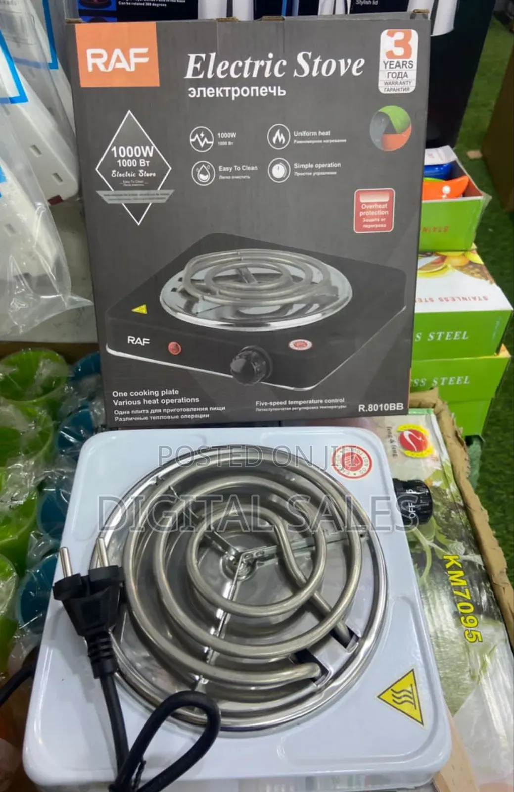 Raf Electric Stove 1000 W