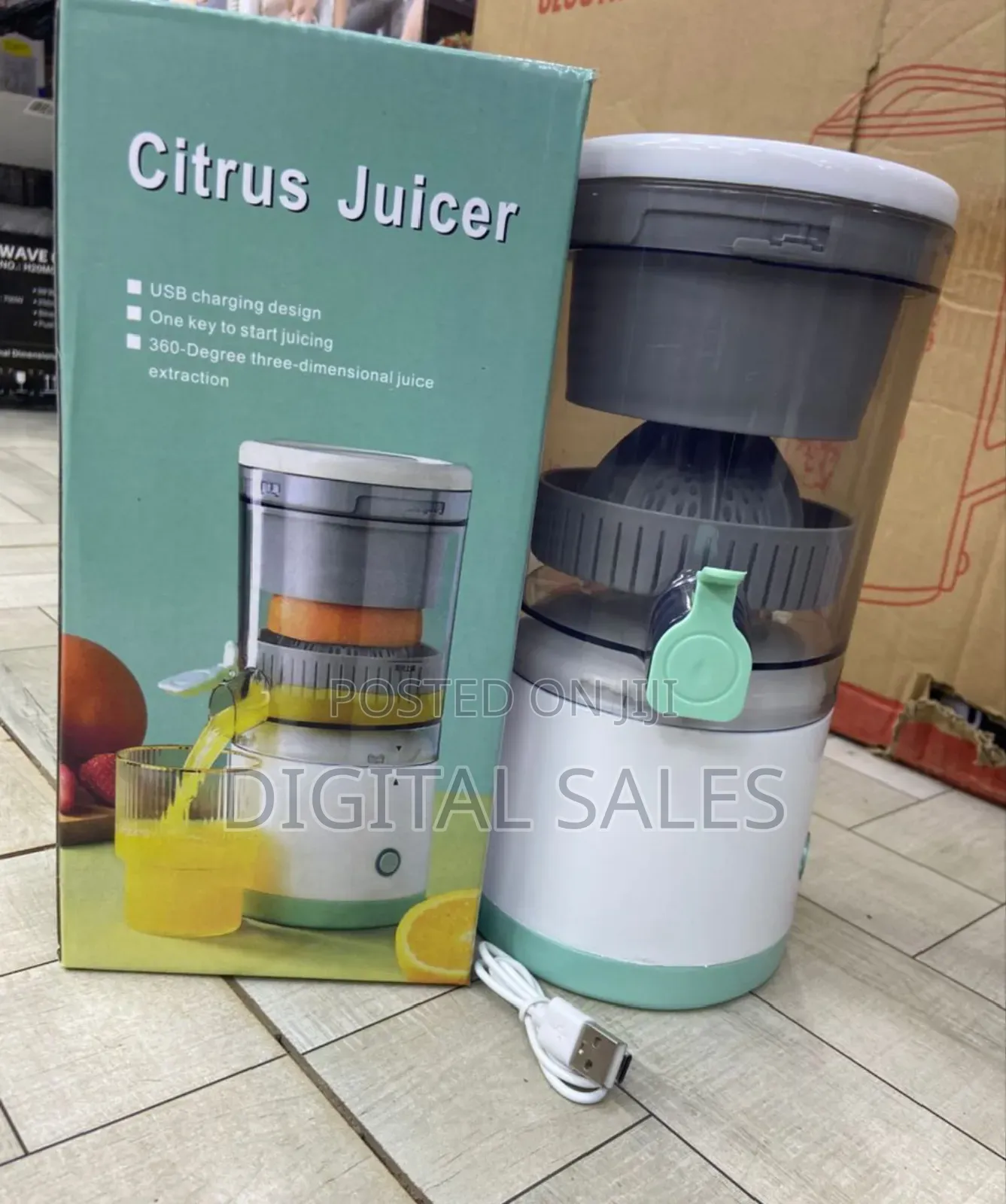 Rechargeable Citrus Juicer Press