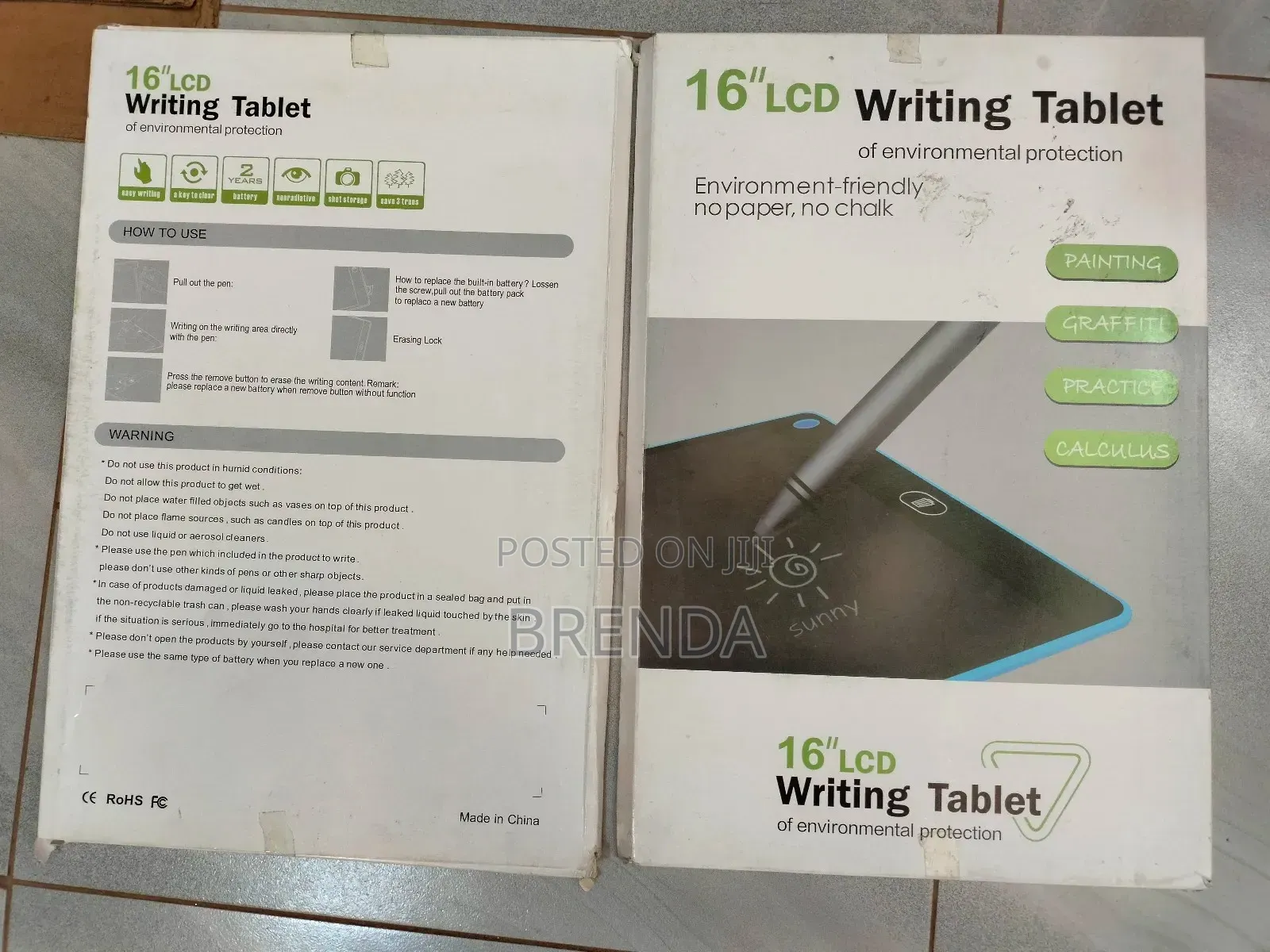 16 Inches LCD Panel Writing Tablet