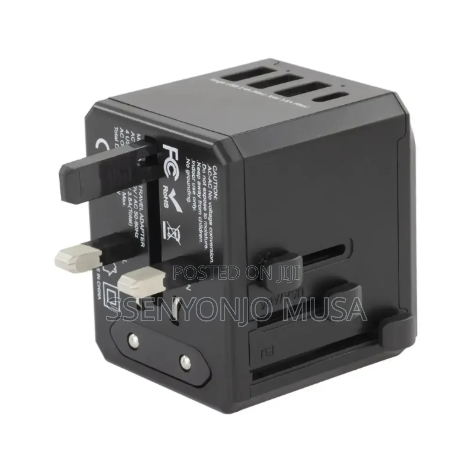 Yesido Adapter 4-Port Usb Type-C Universal Travel Adapter