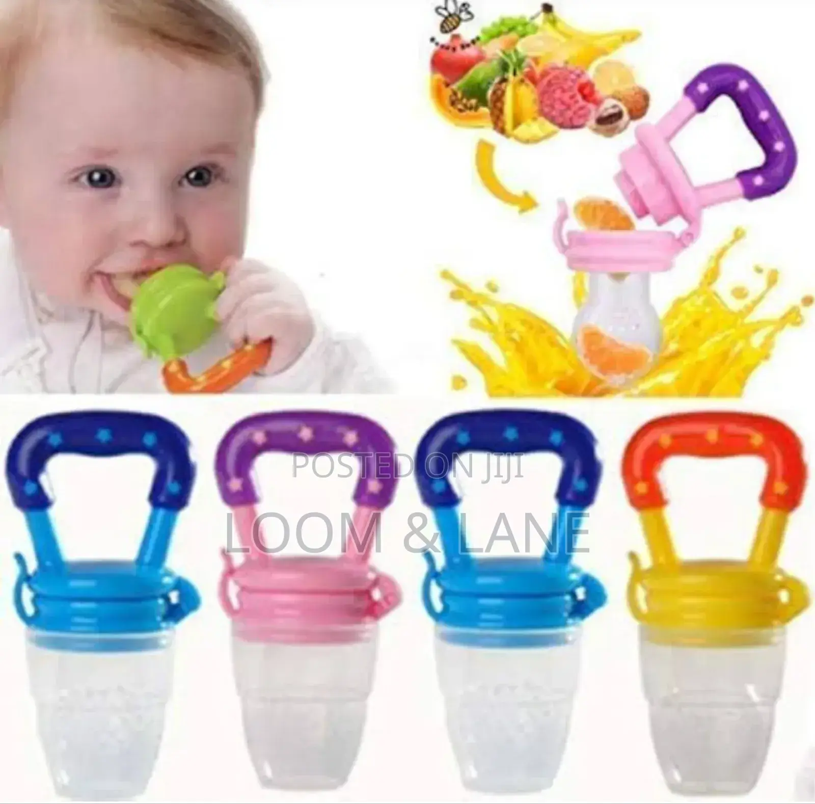 Baby Nipple Fresh Food Feeding Bit Bites Teether