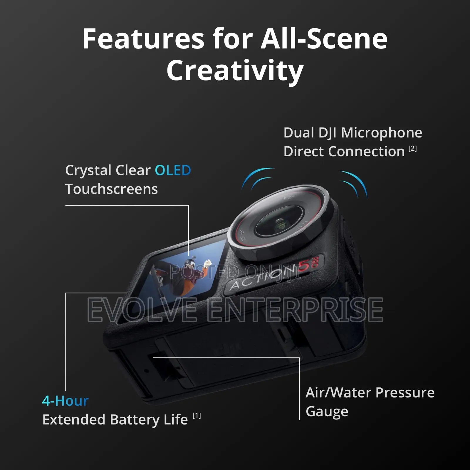 Djiosmo Action 5 Pro Standard Combo