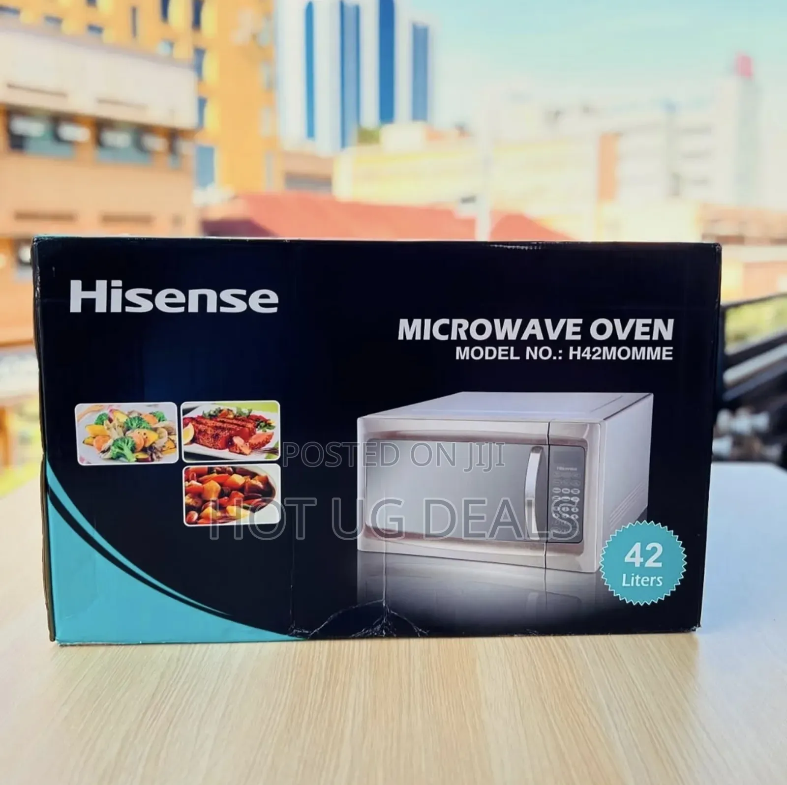 Hisense 42l Electric Microwave Oven With Grill -silver