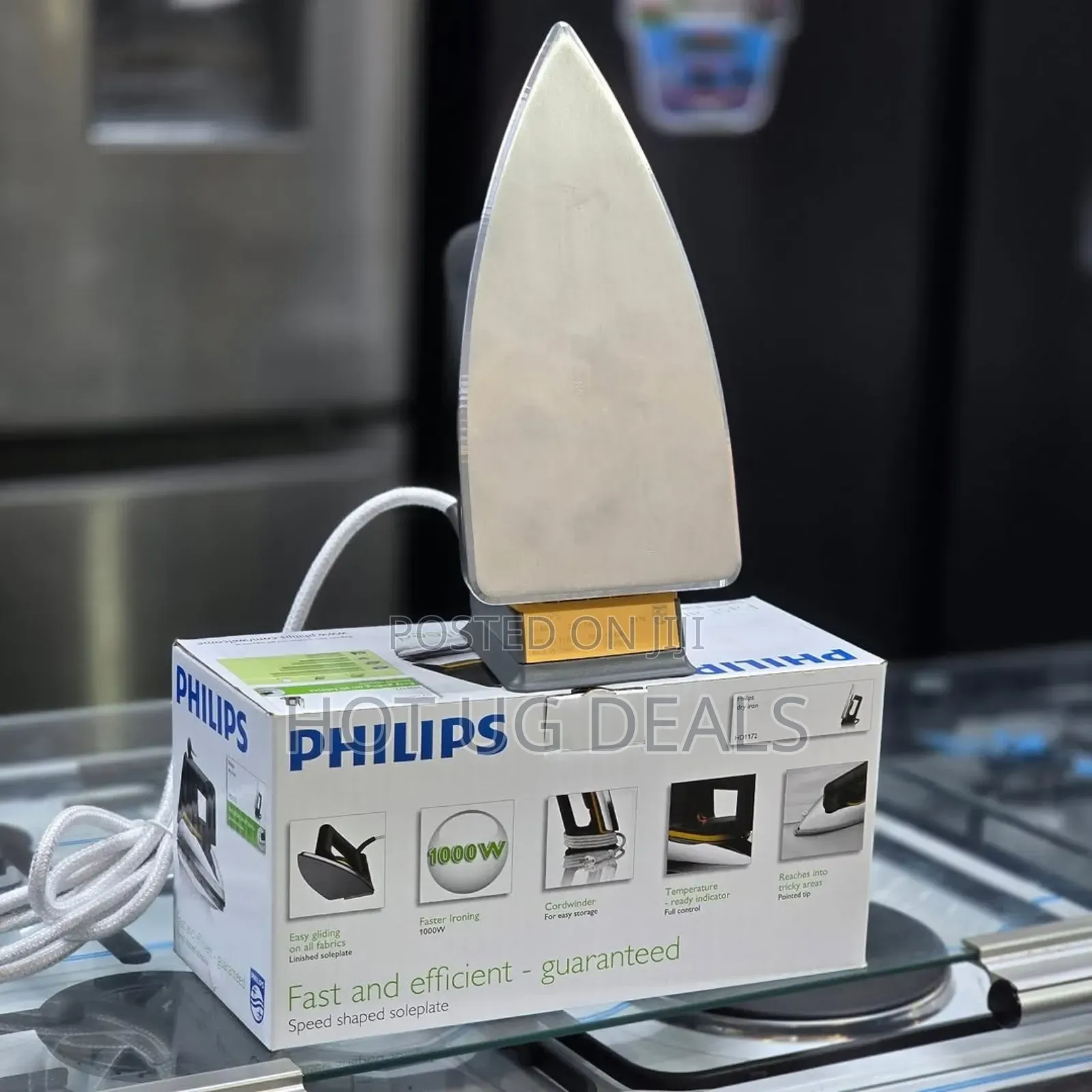 Philips Original Classic Dry Flat Iron Hd1172 – Grey/Silver