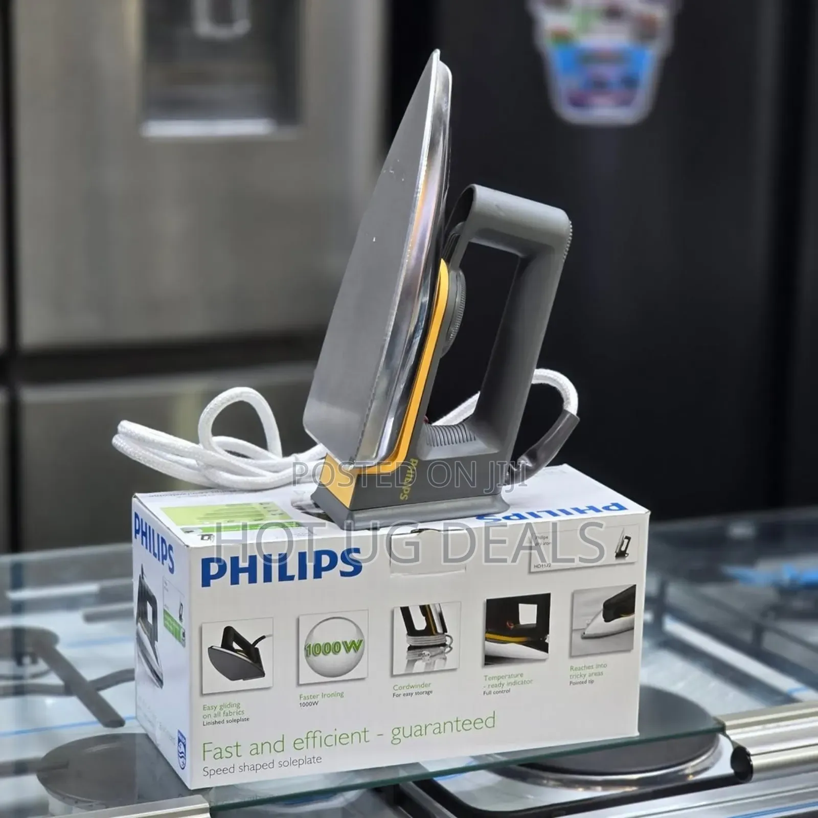 Philips Original Classic Dry Flat Iron Hd1172 – Grey/Silver