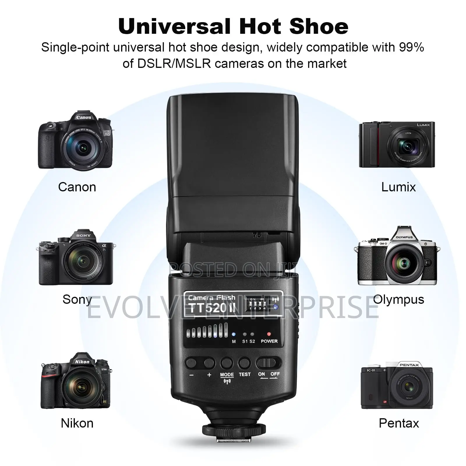 Godox Tt520 Ii Universal on-Camera Flash Speedlite